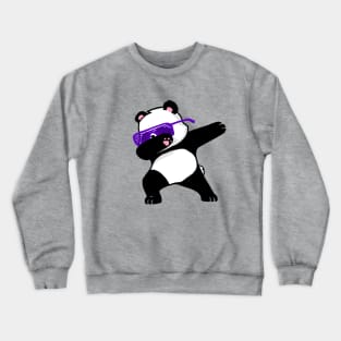 Dabbing Panda Funny Shirt Dab Hip Hop Crewneck Sweatshirt